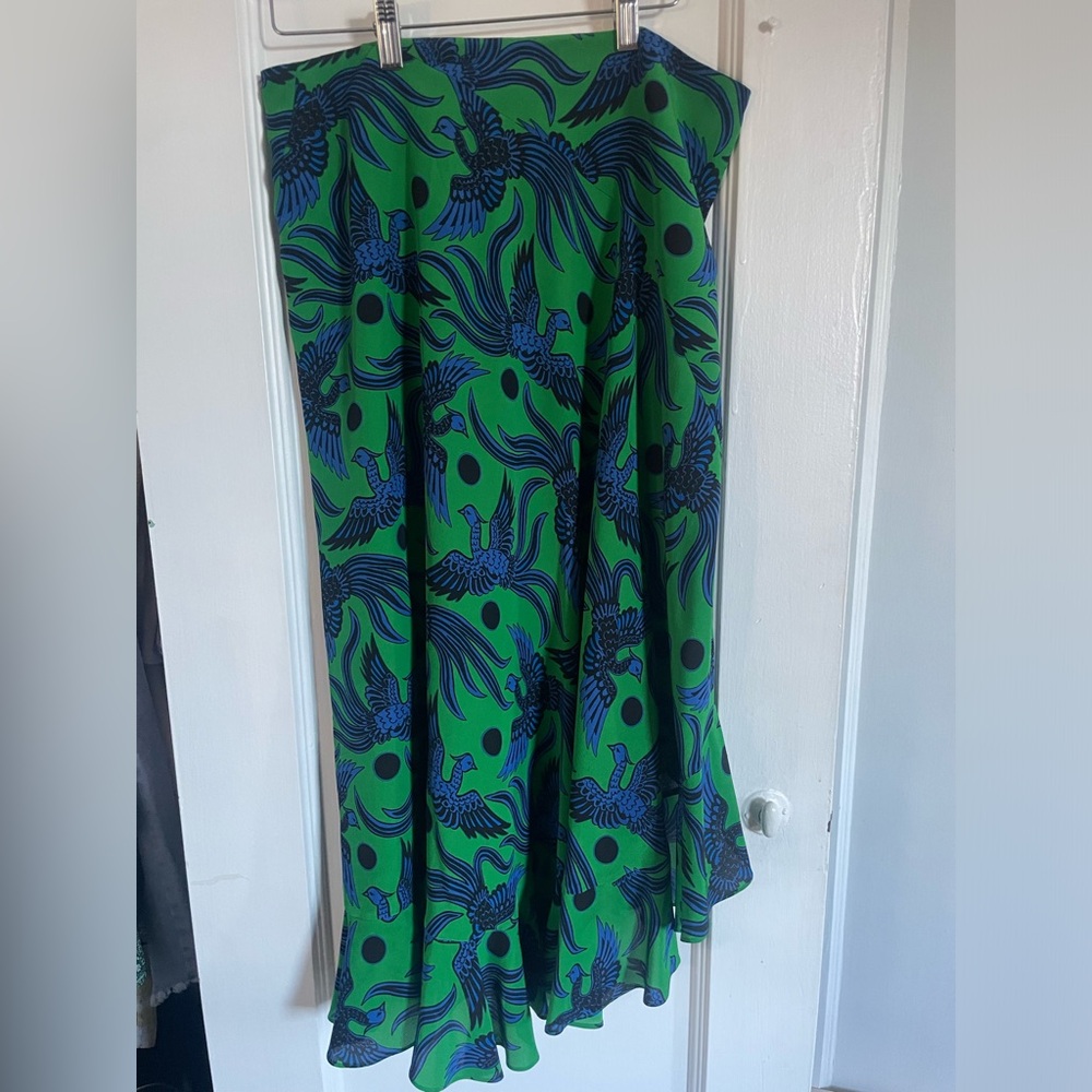 KENZO asymmetrical midi skirt